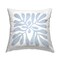 Stupell Industries Abstract Blue Plant Leaf Decorative Printed Throw Pillow